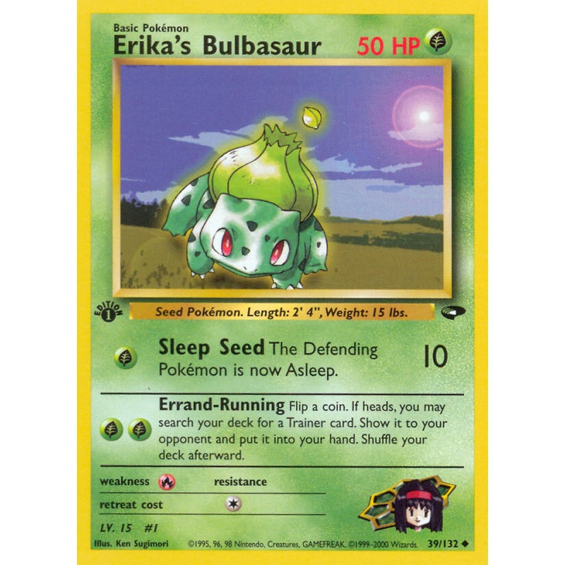 Erika's Bulbasaur (39/132) [Gym Challenge 1st Edition]