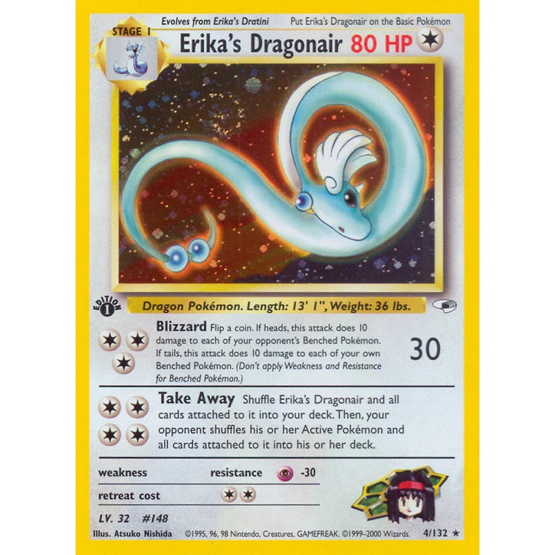 Erika's Dragonair (4/132) [Gym Heroes 1st Edition]