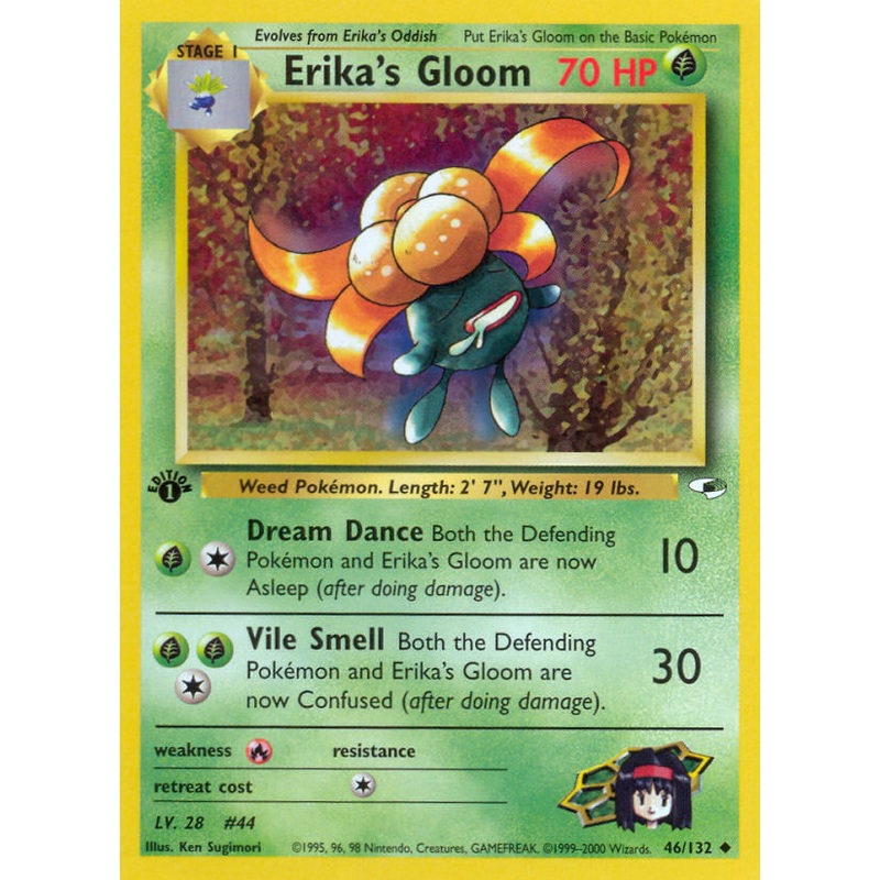 Erika's Gloom (46/132) [Gym Heroes 1st Edition]