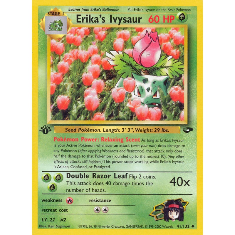 Erika's Ivysaur (41/132) [Gym Challenge 1st Edition]