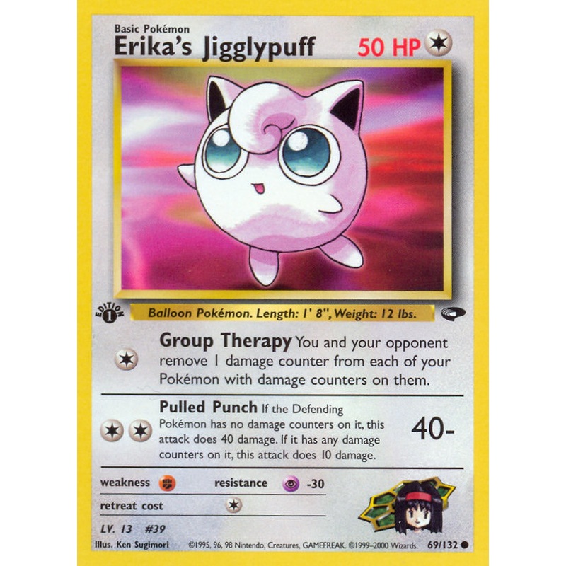 Erika's Jigglypuff (69/132) [Gym Challenge 1st Edition]