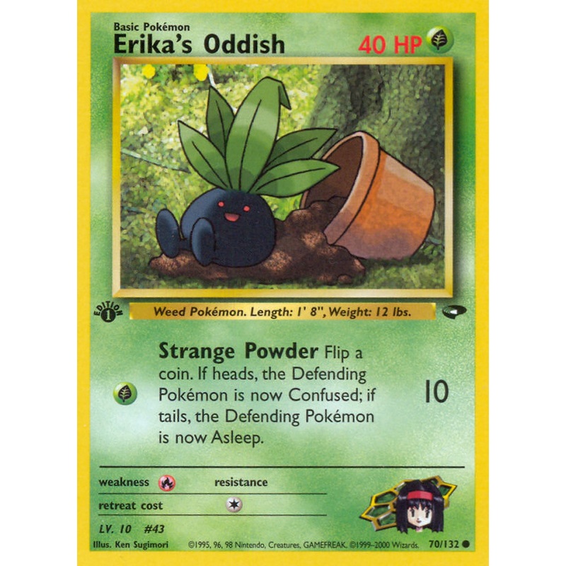 Erika's Oddish (70/132) [Gym Challenge 1st Edition]