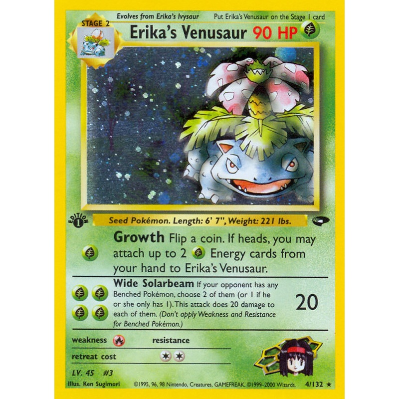 Erika's Venusaur (4/132) [Gym Challenge 1st Edition]