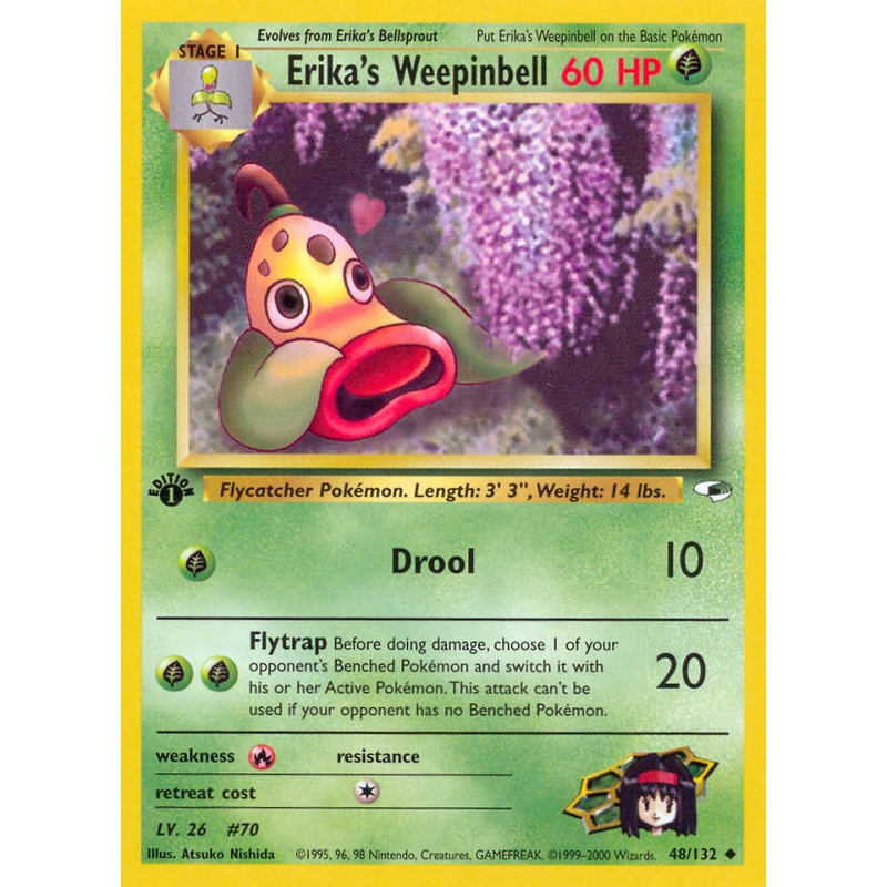 Erika's Weepinbell (48/132) [Gym Heroes 1st Edition]