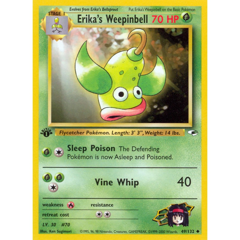 Erika's Weepinbell (49/132) [Gym Heroes 1st Edition]