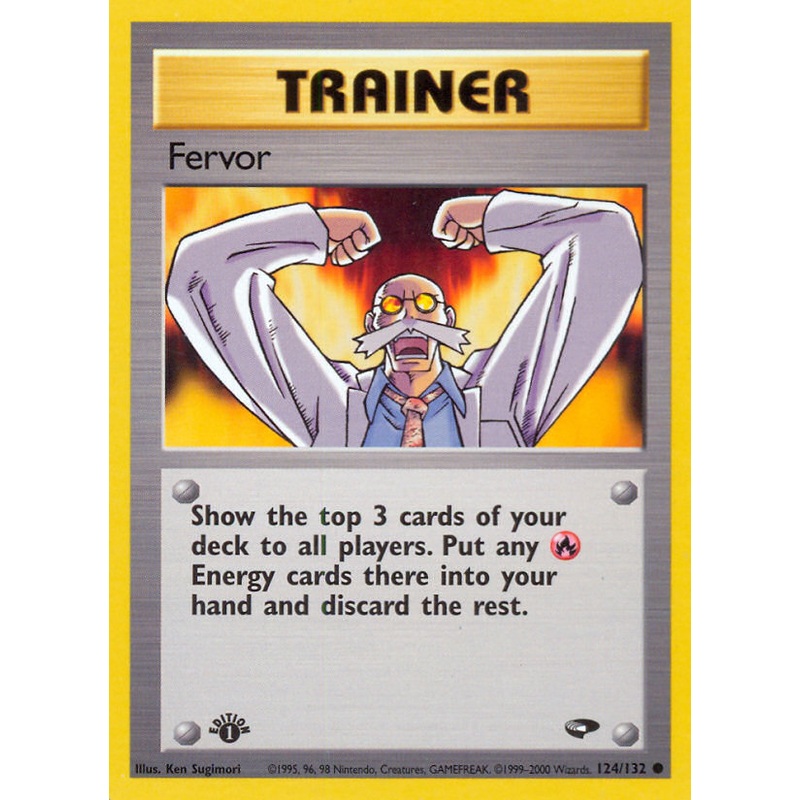 Fervor (124/132) [Gym Challenge 1st Edition]
