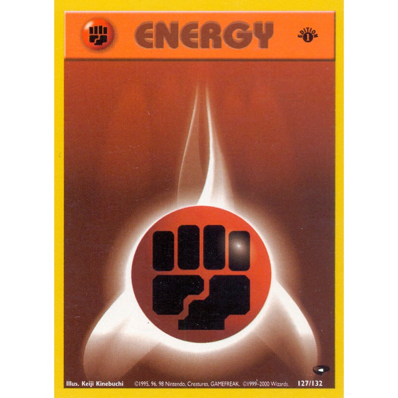 Fighting Energy (127/132) [Gym Challenge 1st Edition]