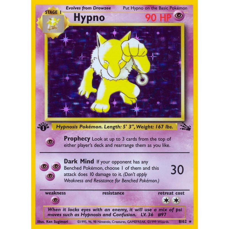 Hypno (8/62) [Fossil 1st Edition]