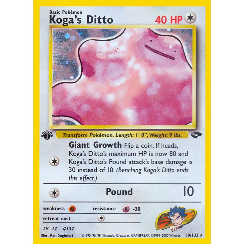 Koga's Ditto (10/132) [Gym Challenge 1st Edition]
