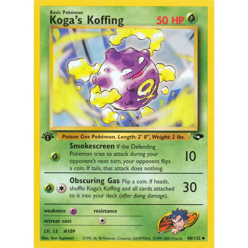 Koga's Koffing (48/132) [Gym Challenge 1st Edition]
