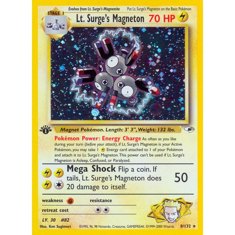 Lt. Surge's Magneton (8/132) [Gym Heroes 1st Edition]