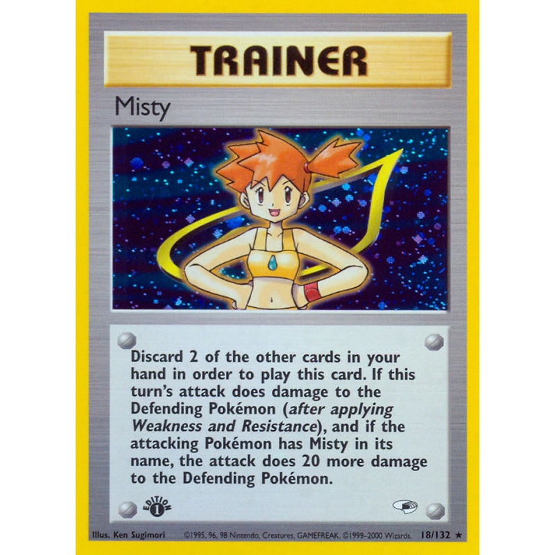 Misty (18/132) [Gym Heroes 1st Edition]