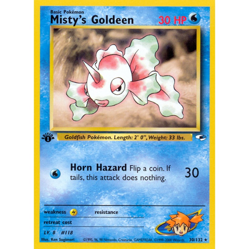 Misty's Goldeen (30/132) [Gym Heroes 1st Edition]