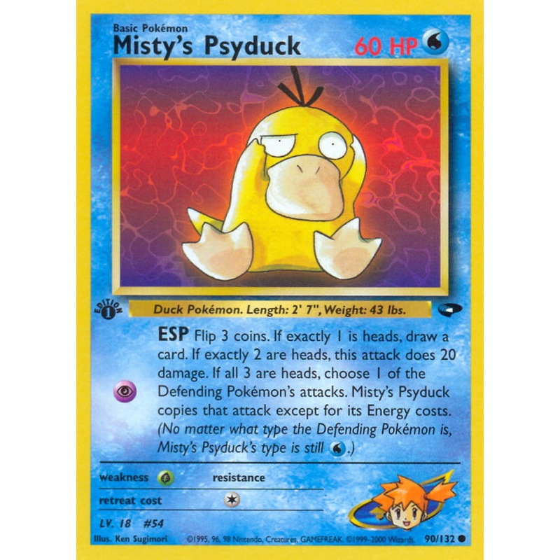 Misty's Psyduck (90/132) [Gym Challenge 1st Edition]