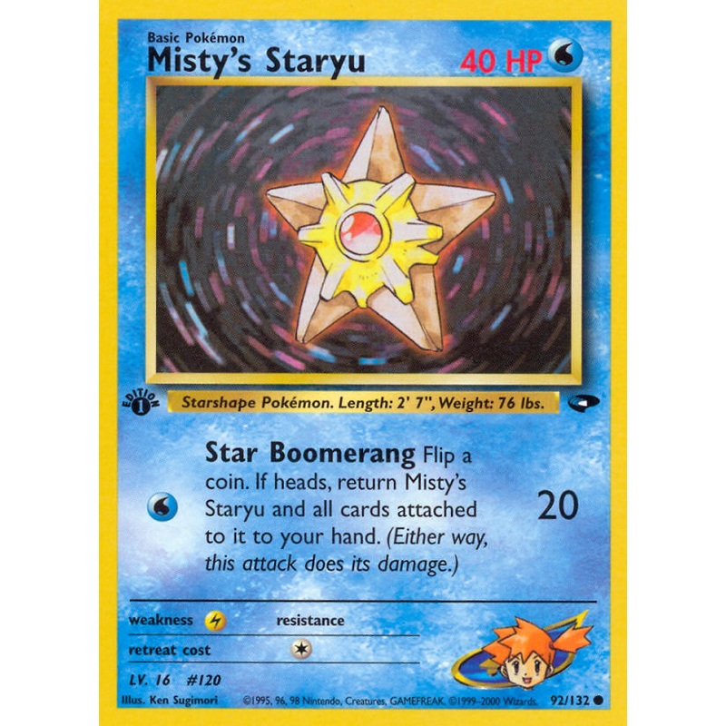 Misty's Staryu (92/132) [Gym Challenge 1st Edition]