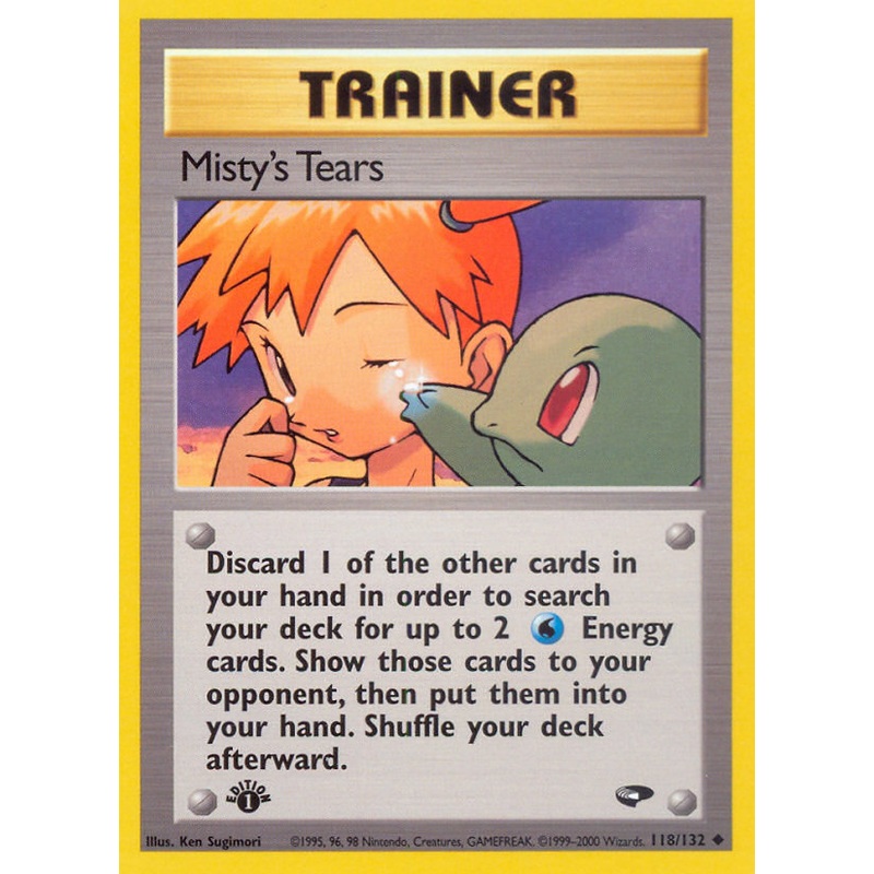 Misty's Tears (118/132) [Gym Challenge 1st Edition]