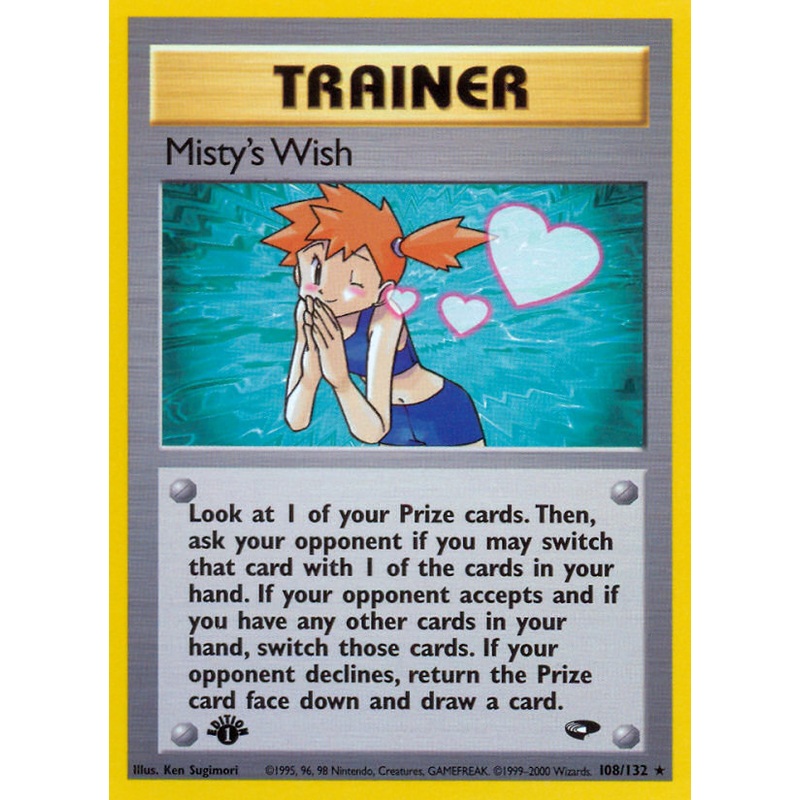 Misty's Wish (108/132) [Gym Challenge 1st Edition]