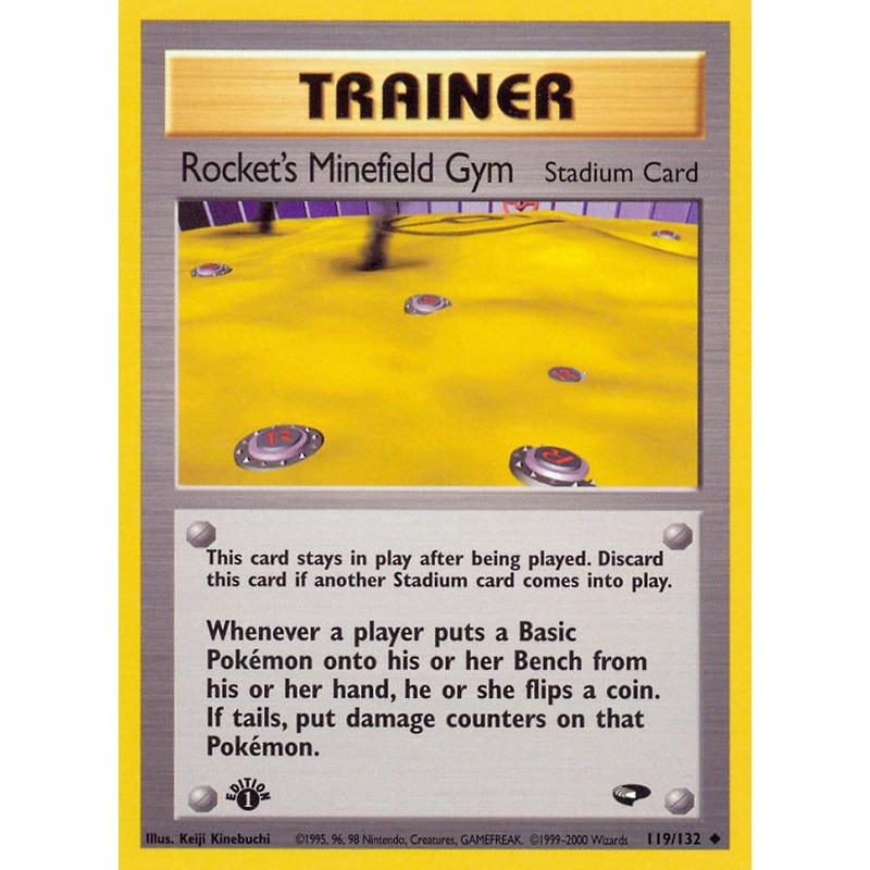 Rocket's Minefield Gym (119/132) [Gym Challenge 1st Edition]