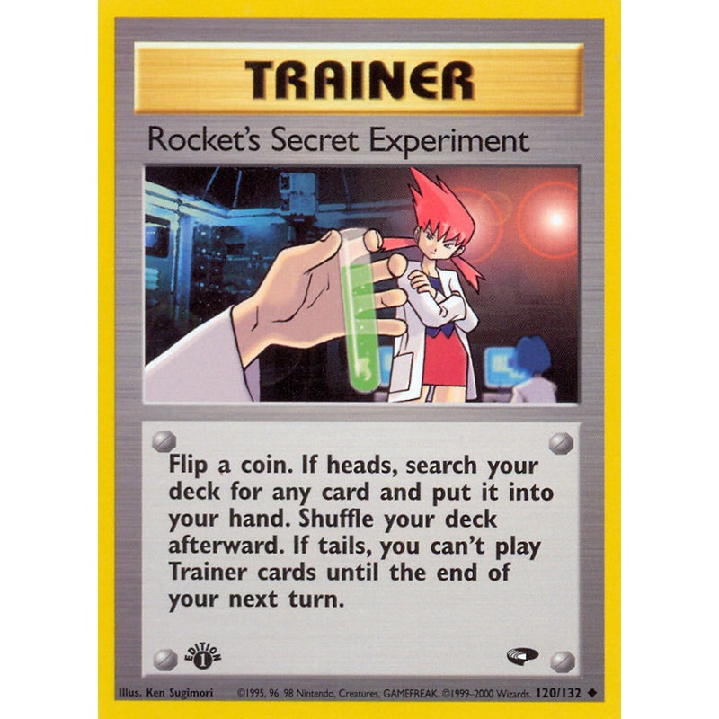 Rocket's Secret Experiment (120/132) [Gym Challenge 1st Edition]