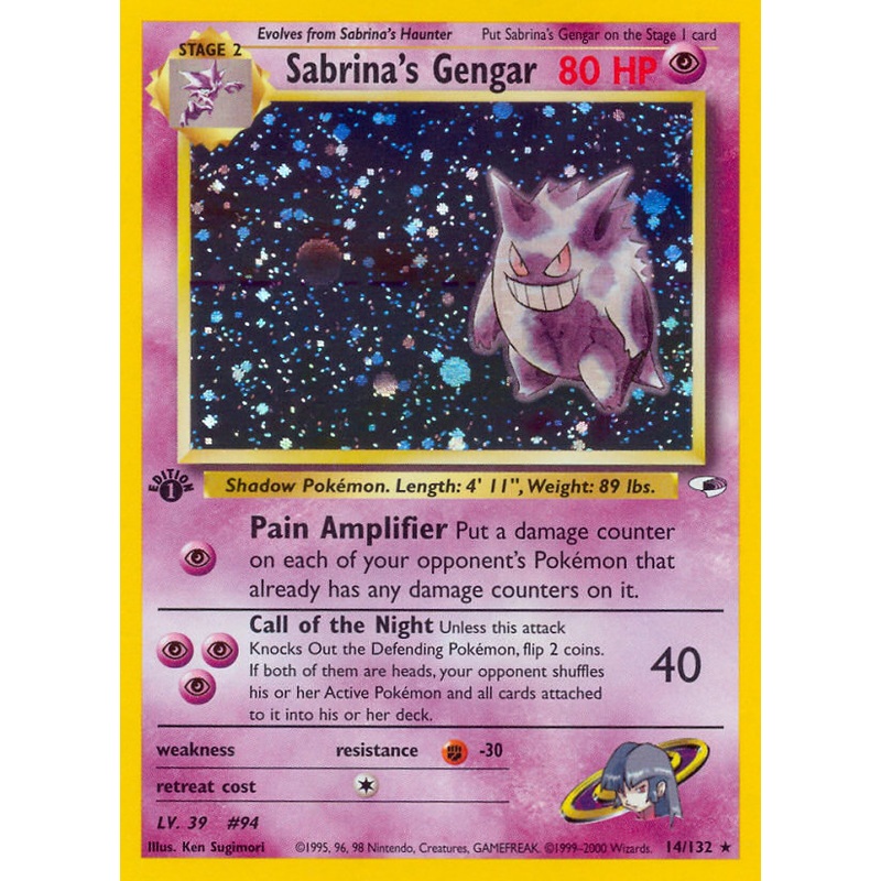 Sabrina's Gengar (14/132) [Gym Heroes 1st Edition]