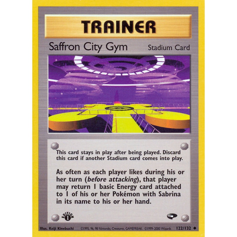 Saffron City Gym (122/132) [Gym Challenge 1st Edition]