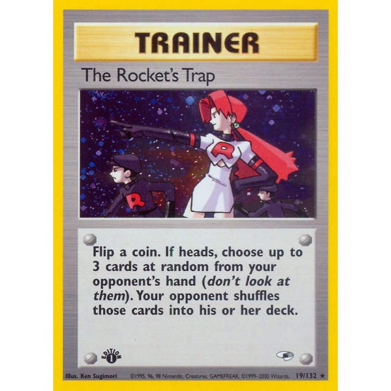 The Rocket's Trap (19/132) [Gym Heroes 1st Edition]