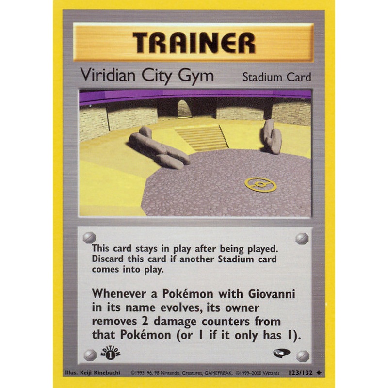 Viridian City Gym (123/132) [Gym Challenge 1st Edition]