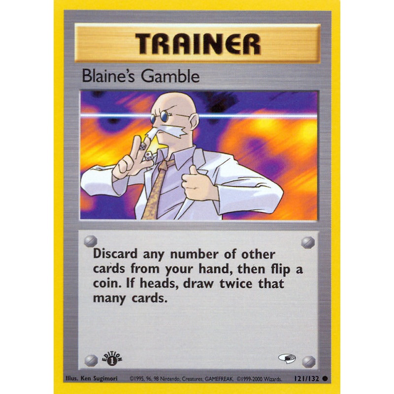 Blaine's Gamble (121/132) [Gym Heroes 1st Edition]