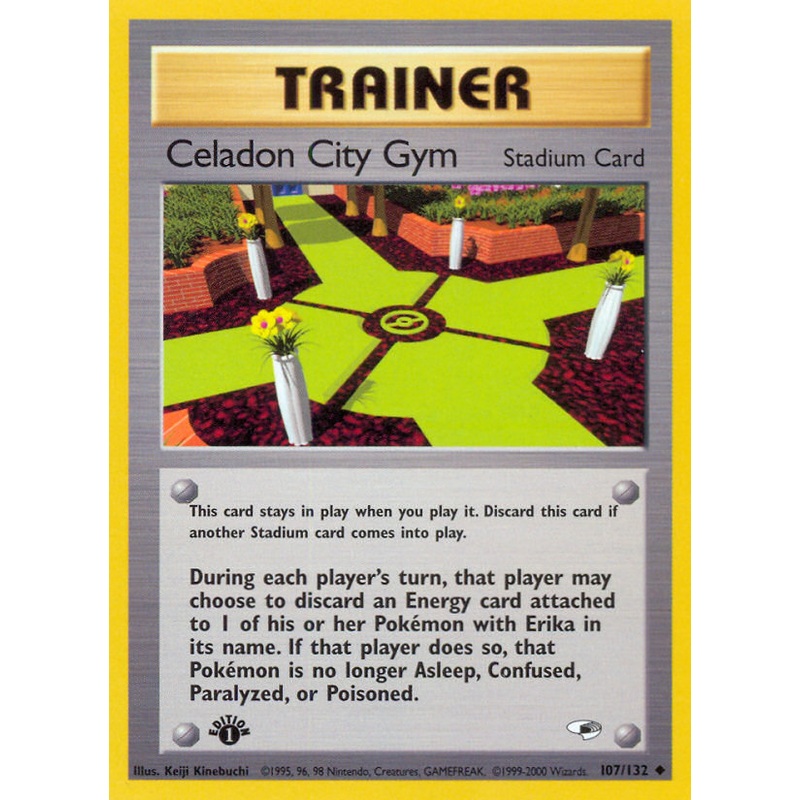 Celadon City Gym (107/132) [Gym Heroes 1st Edition]