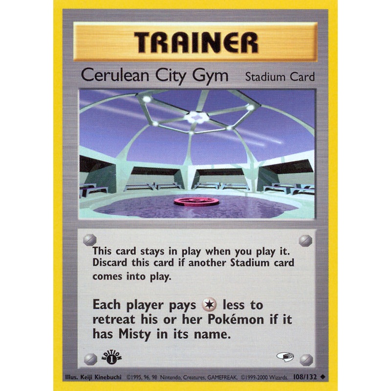Cerulean City Gym (108/132) [Gym Heroes 1st Edition]