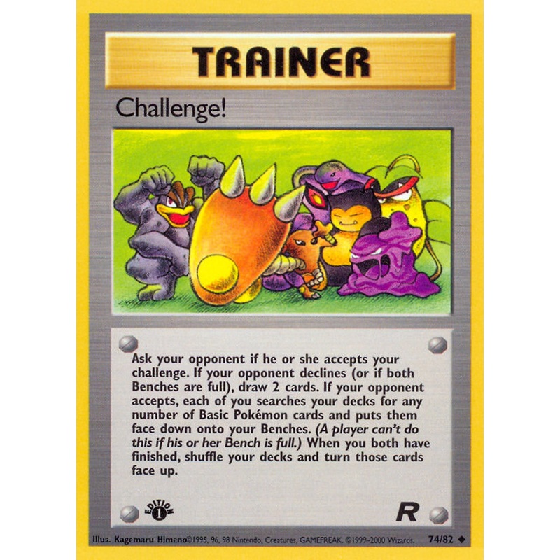 Challenge! (74/82) [Team Rocket 1st Edition]