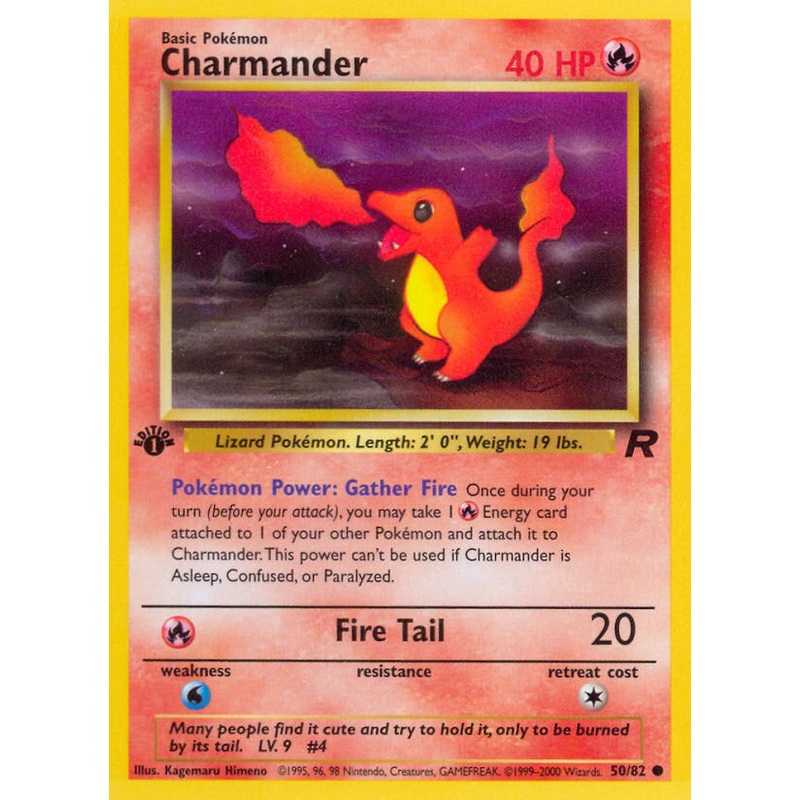 Charmander (50/82) [Team Rocket 1st Edition]