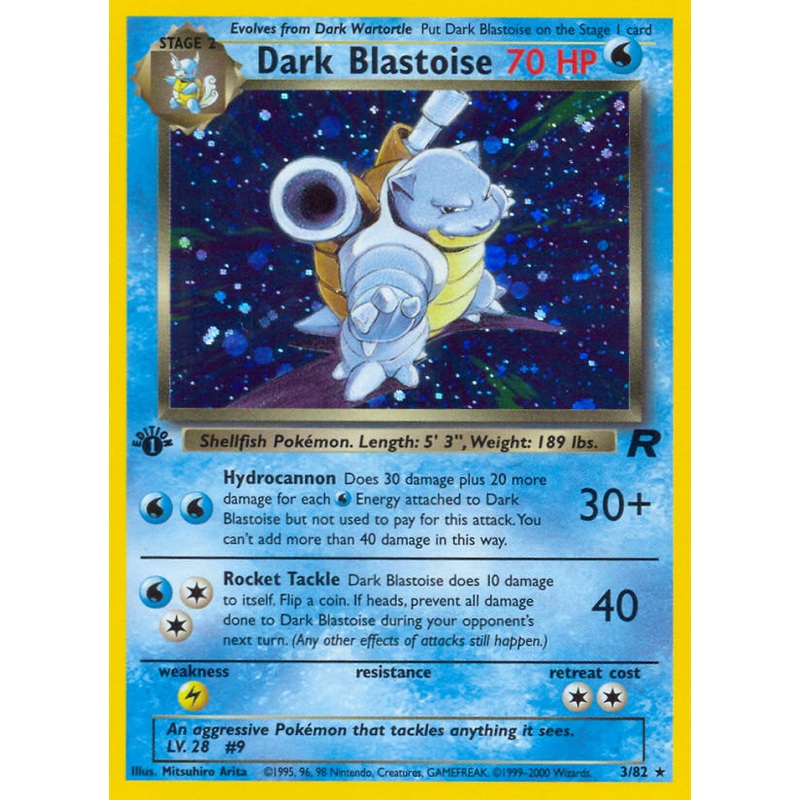 Dark Blastoise (3/82) [Team Rocket 1st Edition]