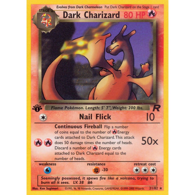 Dark Charizard (21/82) [Team Rocket 1st Edition]
