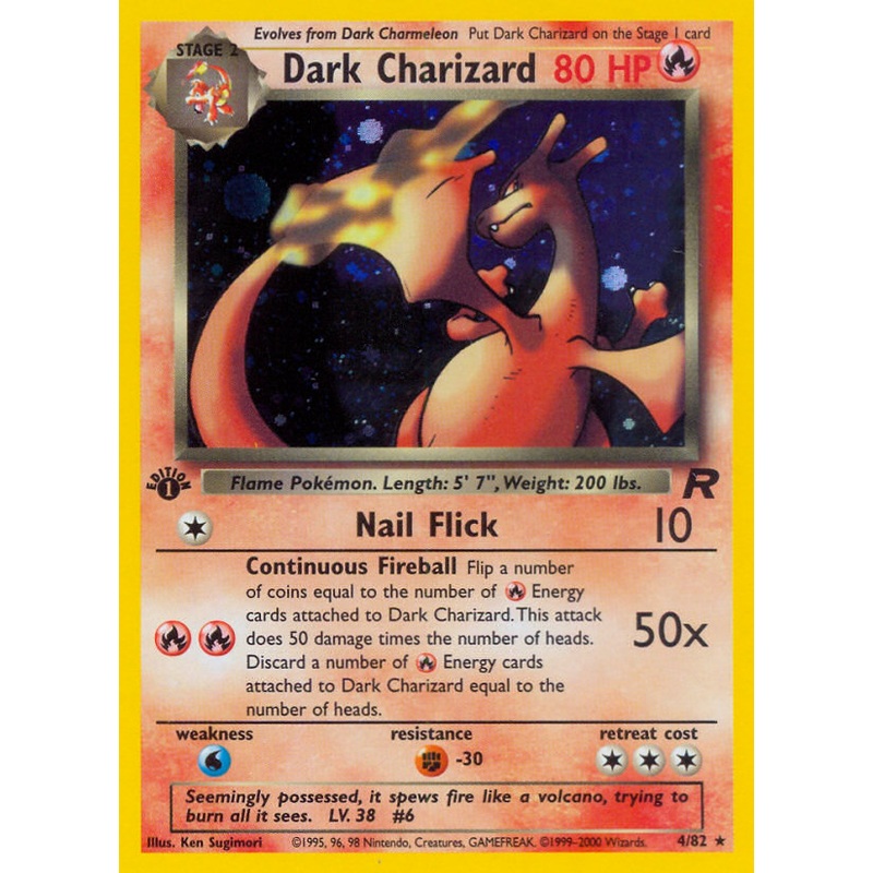 Dark Charizard (4/82) [Team Rocket 1st Edition]