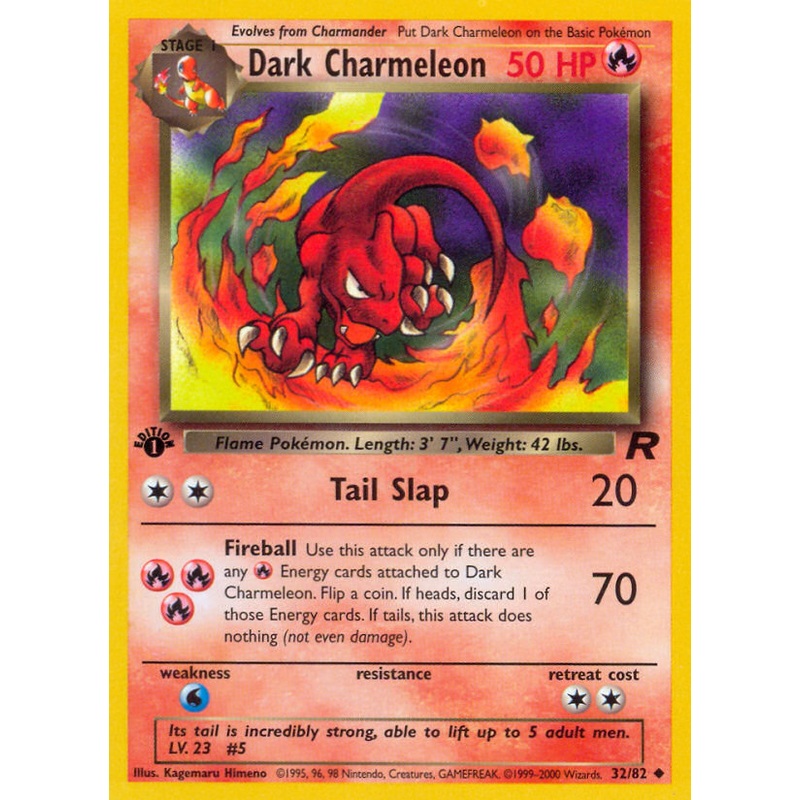 Dark Charmeleon (32/82) [Team Rocket 1st Edition]