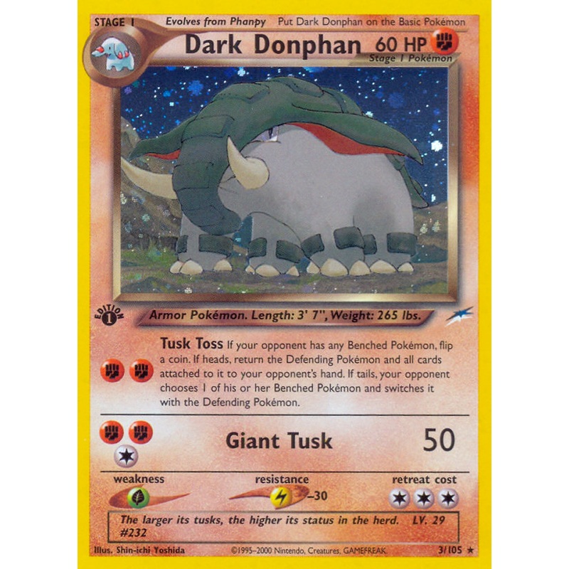 Dark Donphan (3/105) [Neo Destiny 1st Edition]