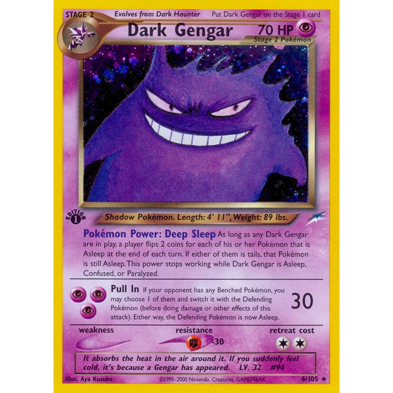 Dark Gengar (6/105) [Neo Destiny 1st Edition]