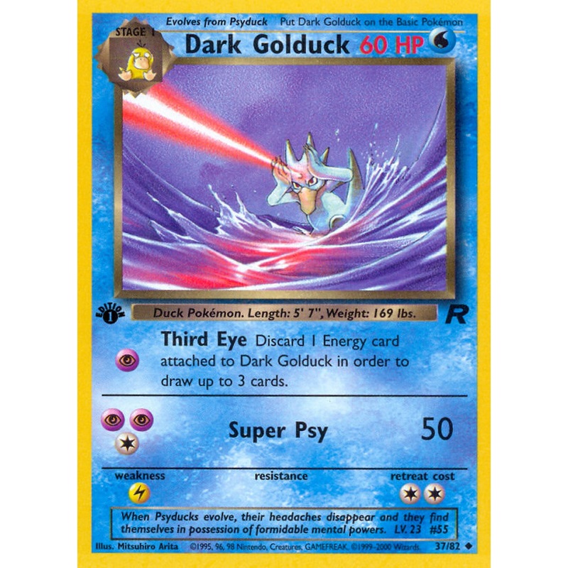 Dark Golduck (37/82) [Team Rocket 1st Edition]