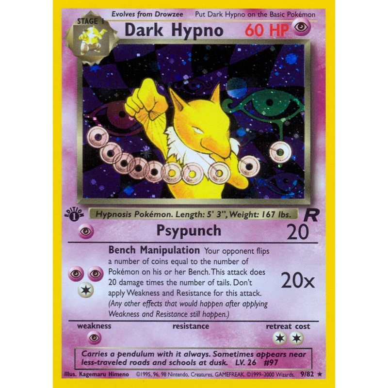 Dark Hypno (9/82) [Team Rocket 1st Edition]