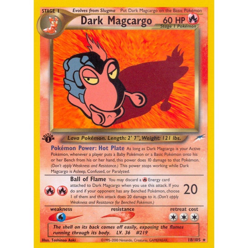 Dark Magcargo (18/105) [Neo Destiny 1st Edition]