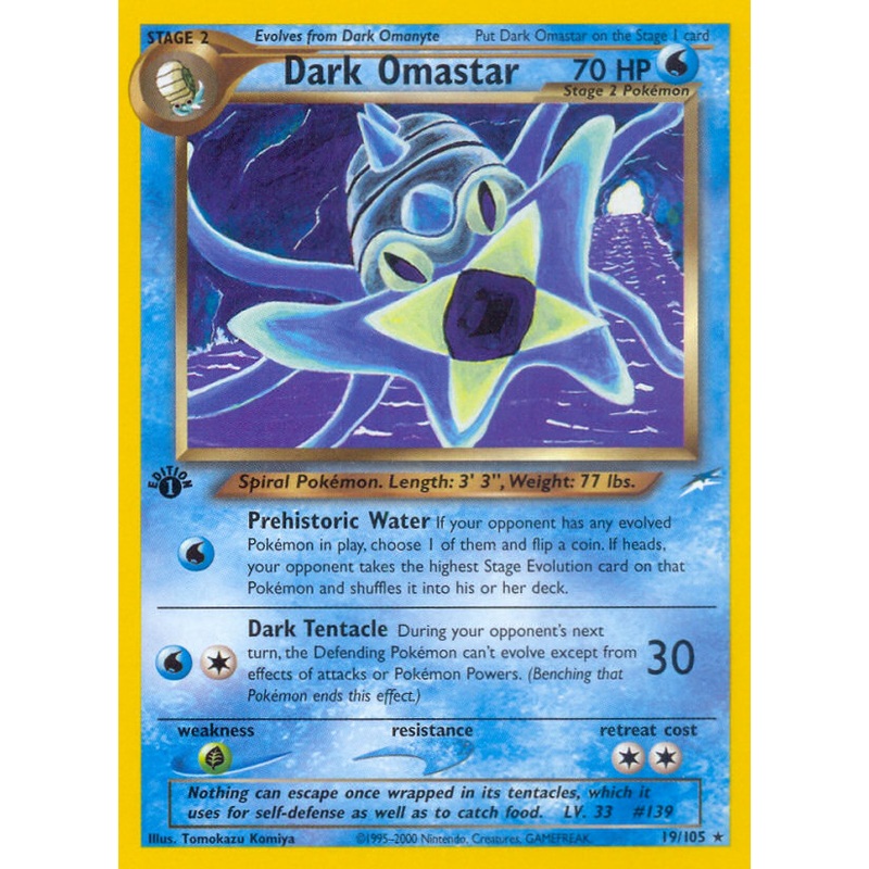 Dark Omastar (19/105) [Neo Destiny 1st Edition]