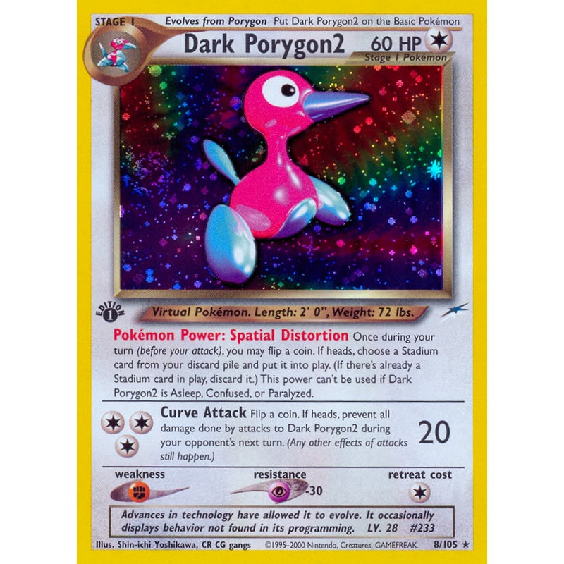 Dark Porygon2 (8/105) [Neo Destiny 1st Edition]