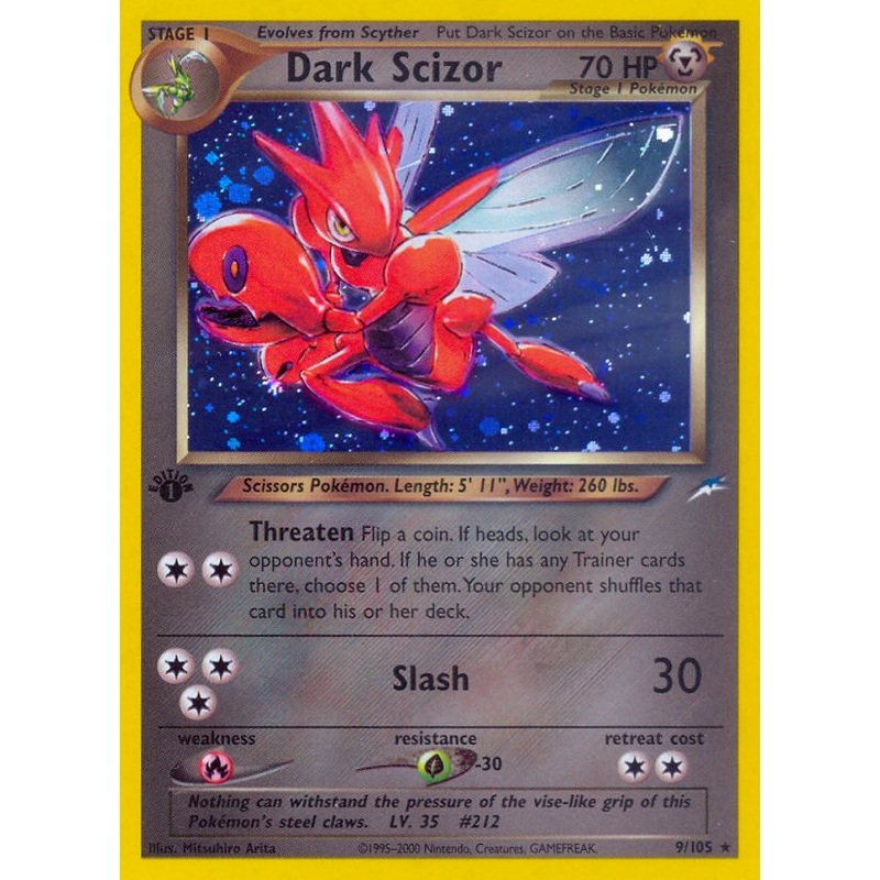 Dark Scizor (9/105) [Neo Destiny 1st Edition]