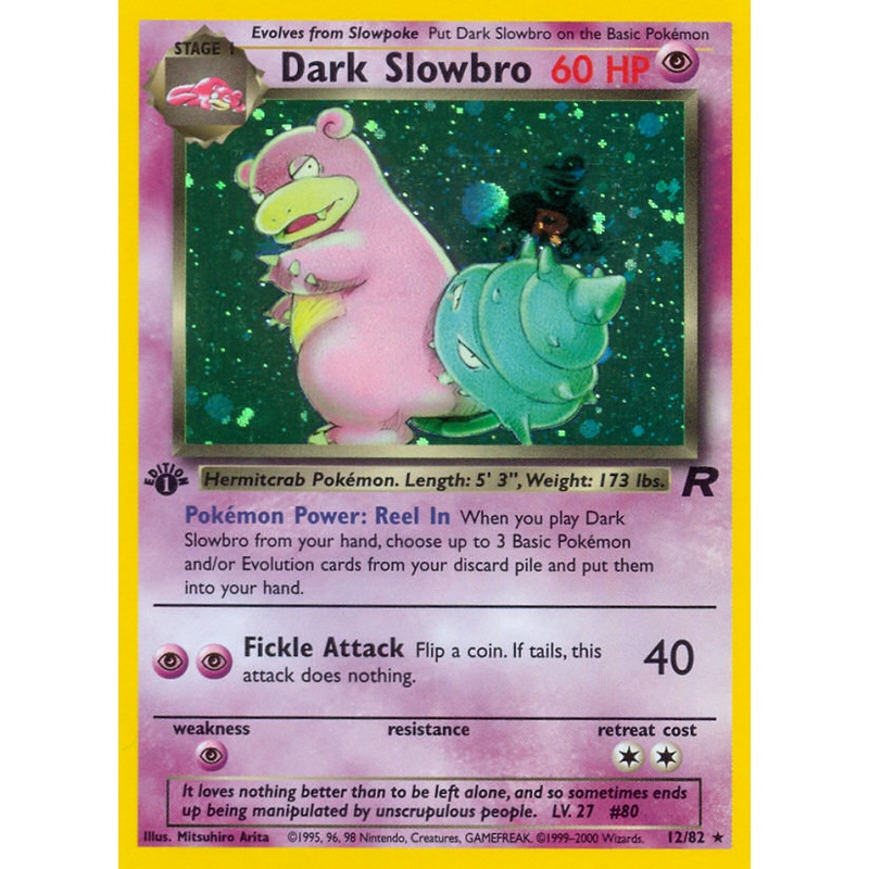 Dark Slowbro (12/82) [Team Rocket 1st Edition]