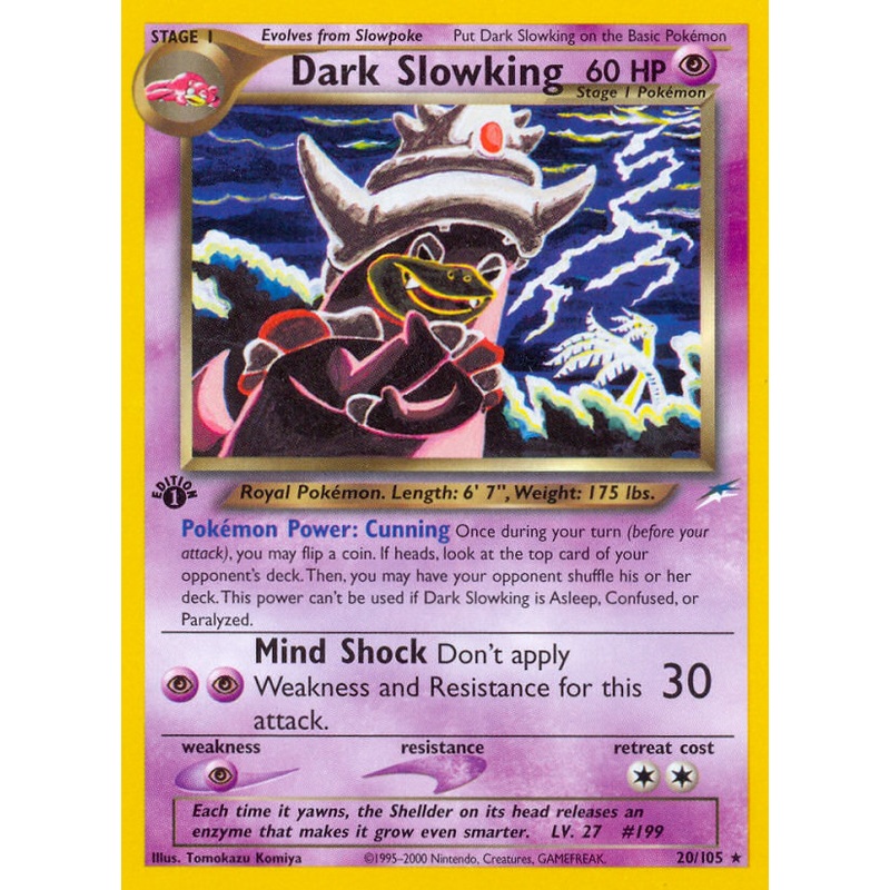 Dark Slowking (20/105) [Neo Destiny 1st Edition]