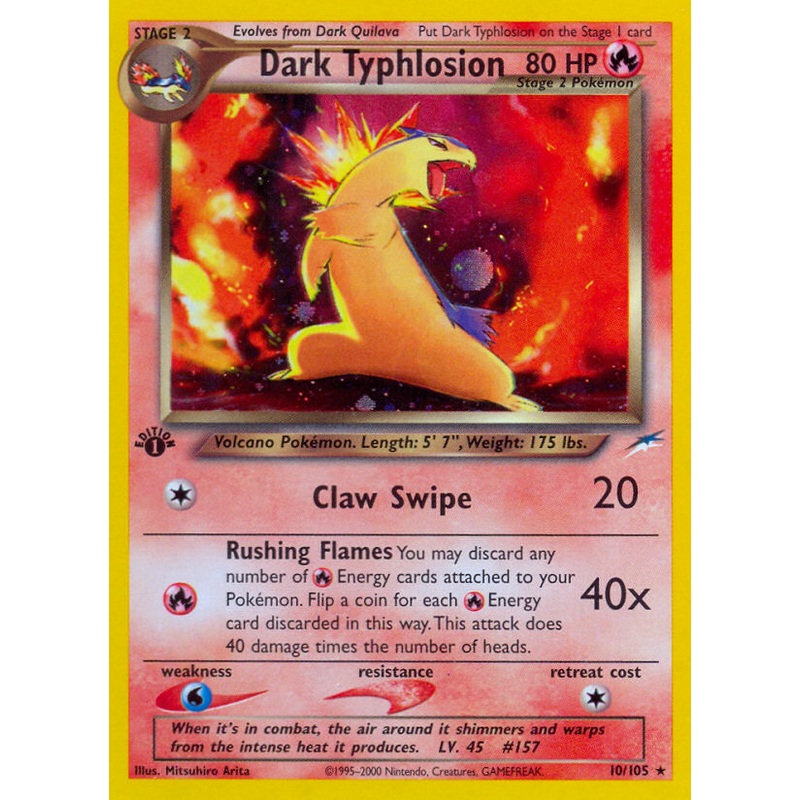 Dark Typhlosion (10/105) [Neo Destiny 1st Edition]
