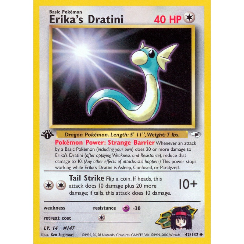 Erika's Dratini (42/132) [Gym Heroes 1st Edition]