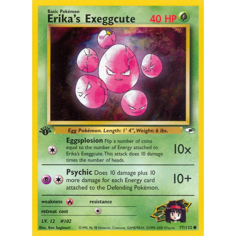 Erika's Exeggcute (77/132) [Gym Heroes 1st Edition]