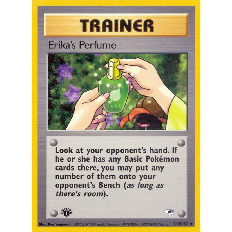 Erika's Perfume (110/132) [Gym Heroes 1st Edition]